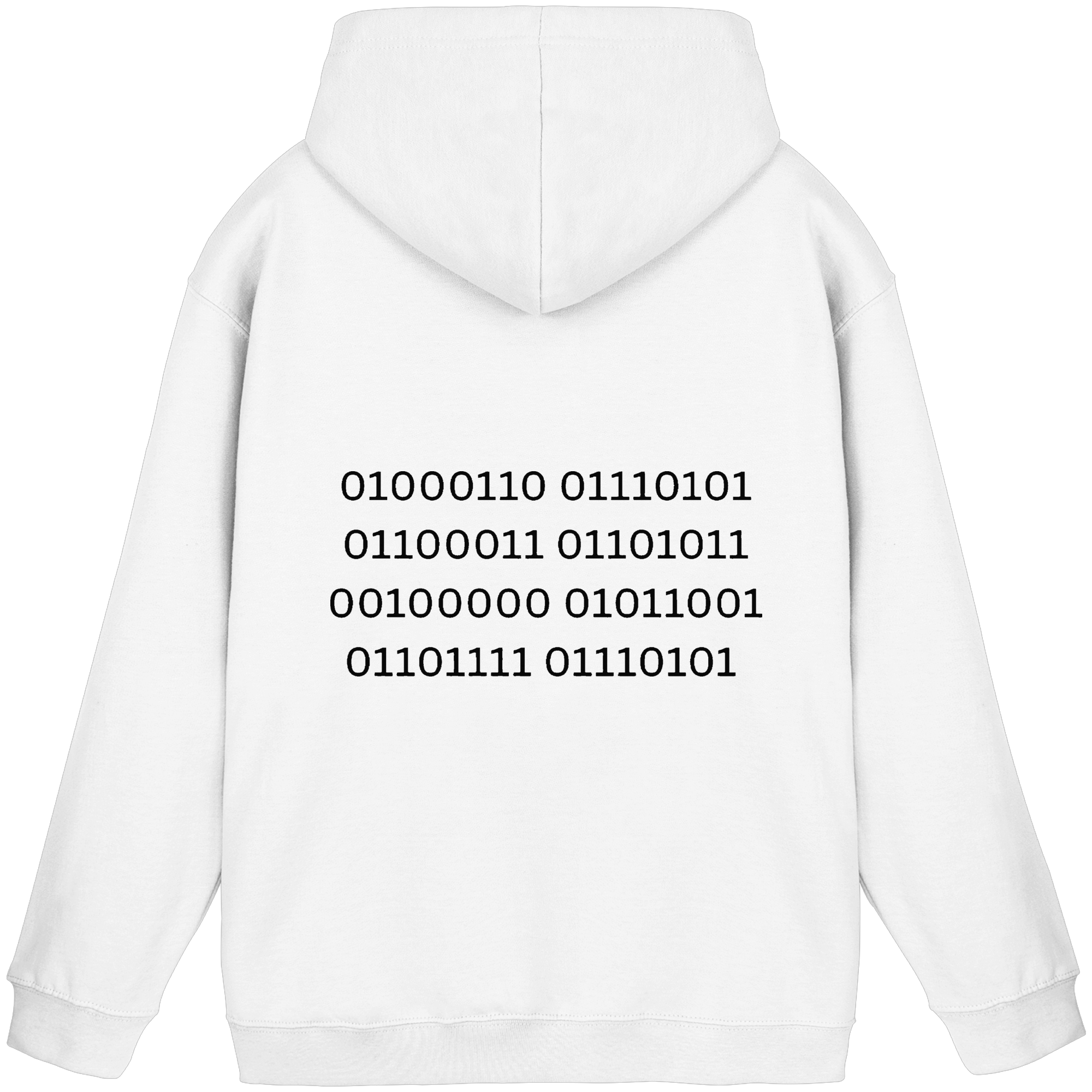 Fuck you in Binärcode - Basic Unisex Hoodie