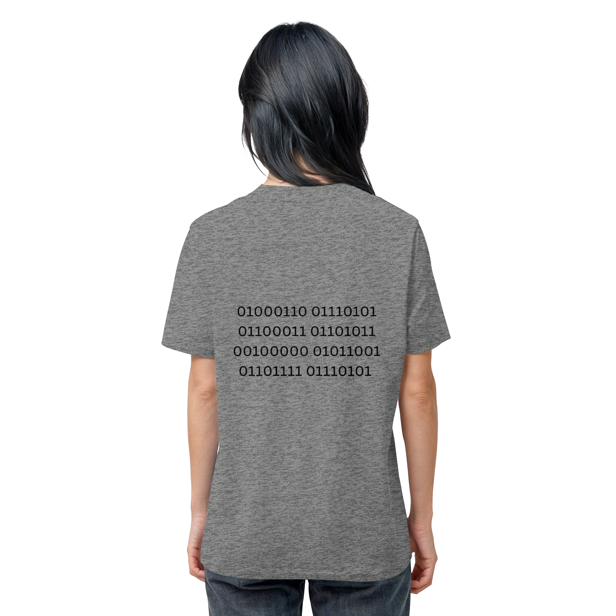 Fuck you in Binärcode - Organic Shirt