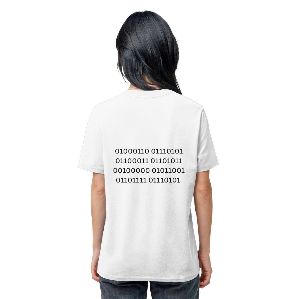 Fuck you in Binärcode - Organic Shirt