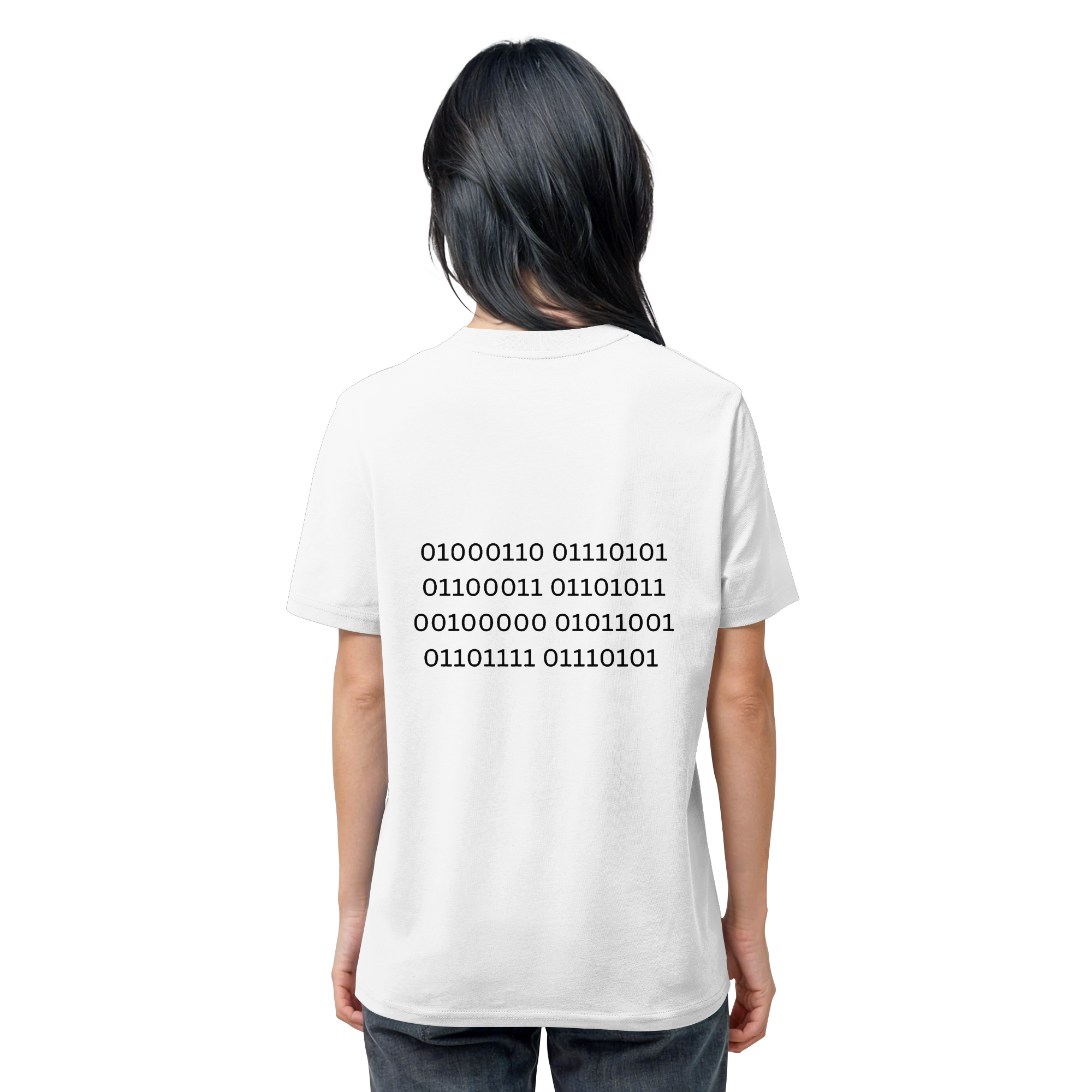 Fuck you in Binärcode - Organic Shirt