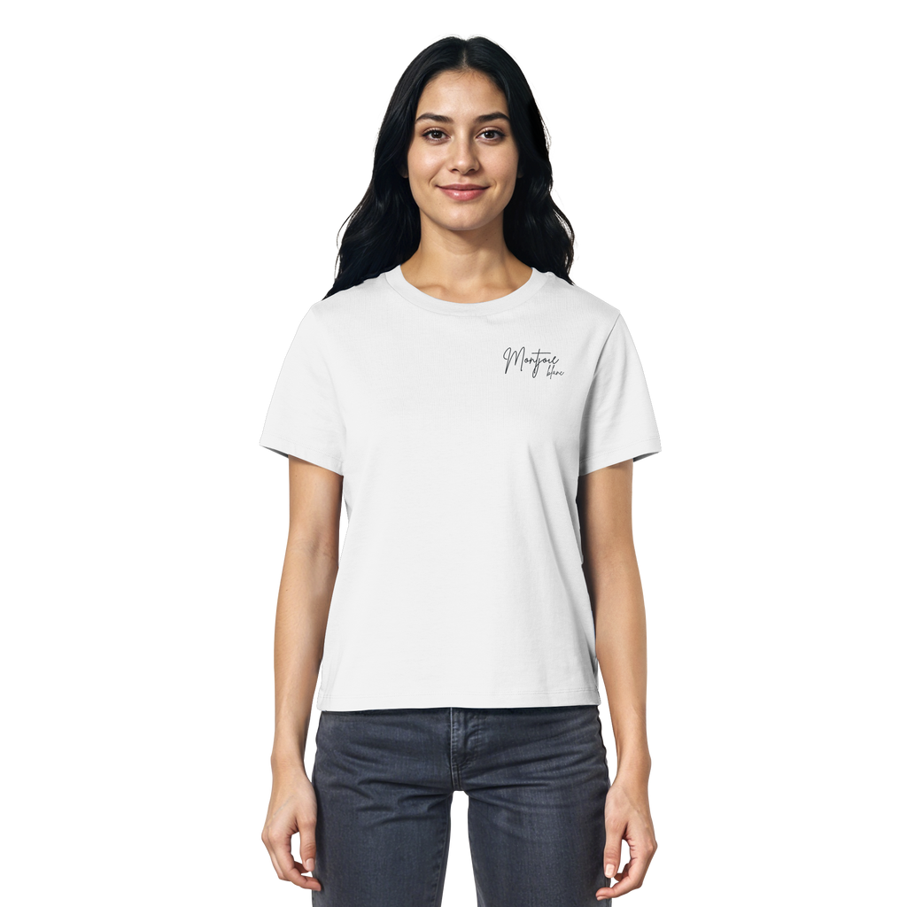 Montjoie en blanc - Ladies Organic Shirt